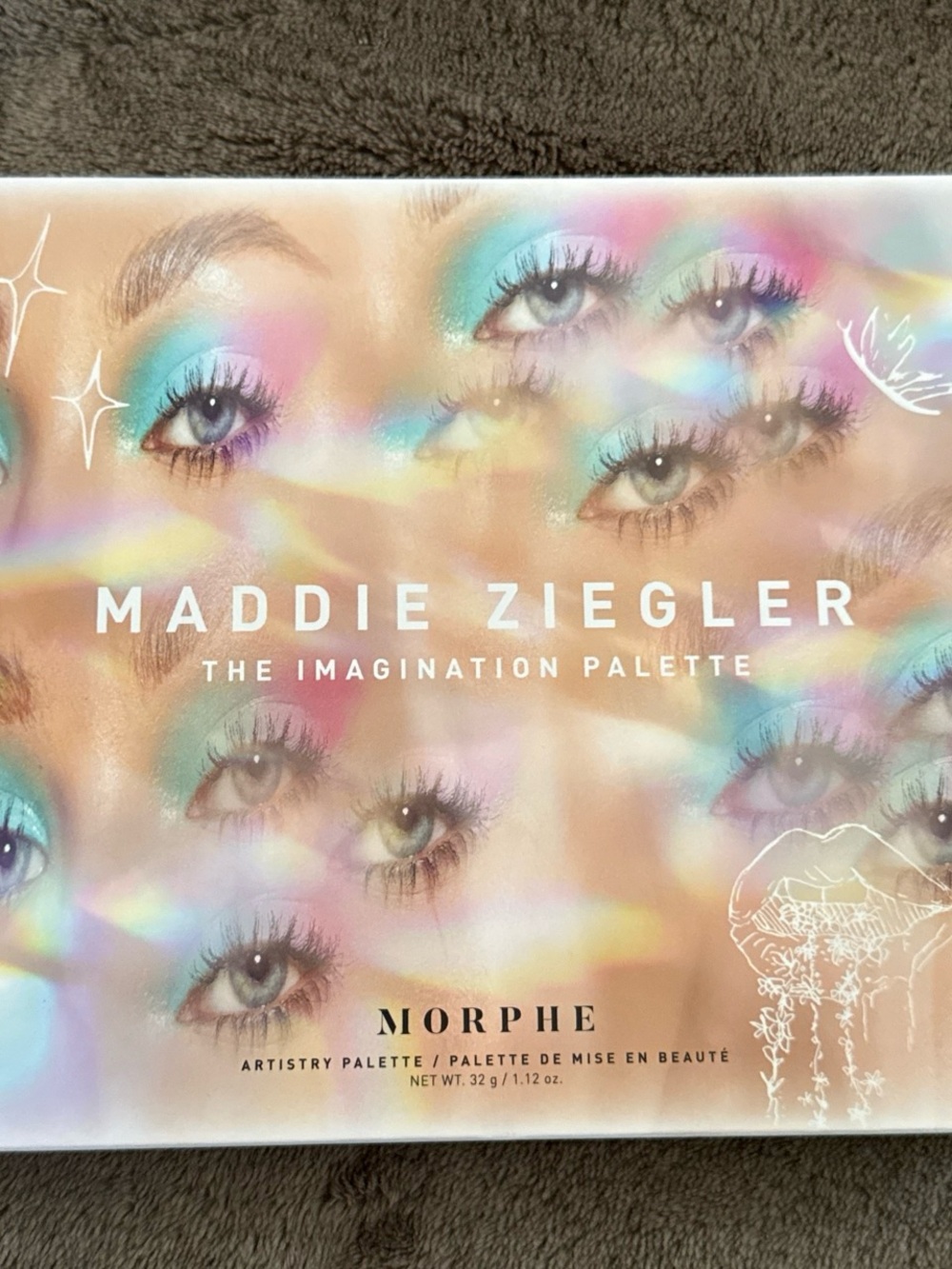 Morphe Maddie Ziegler The Imagination Palette - Pastel Blue Pink Purple Cream